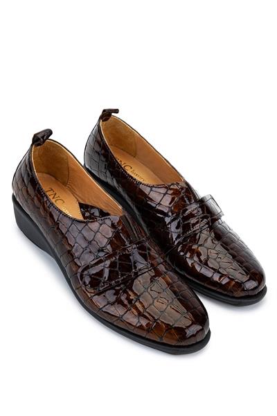 Relax Anatomic Kadın Hakiki Deri Kahverengi Comfort Ayakkabı