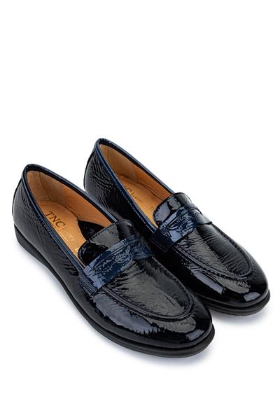 Relax Anatomic Kadın Hakiki Deri Lacivert Comfort Ayakkabı