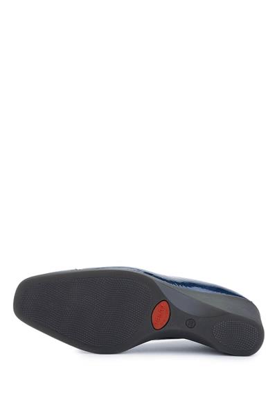 Relax Anatomic Kadın Hakiki Deri Mavi Comfort Ayakkabı