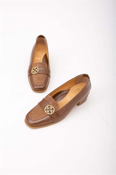 Relax Anatomic Kadın Hakiki Deri Metalik Comfort Ayakkabı