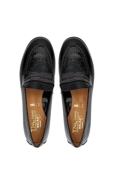 Relax Anatomic Kadın Hakiki Deri Siyah Comfort Ayakkabı