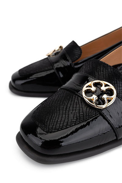 Relax Anatomic Kadın Hakiki Deri Siyah Comfort Ayakkabı