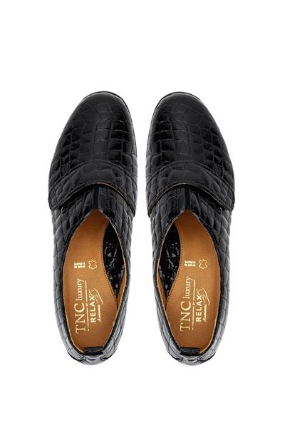 Relax Anatomic Kadın Hakiki Deri Siyah Comfort Ayakkabı