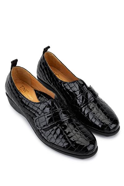 Relax Anatomic Kadın Hakiki Deri Siyah Comfort Ayakkabı