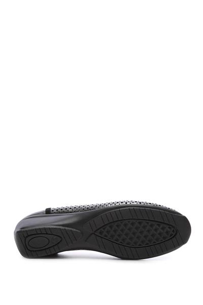 Relax Anatomic Kadın Hakiki Deri Siyah Comfort Ayakkabı