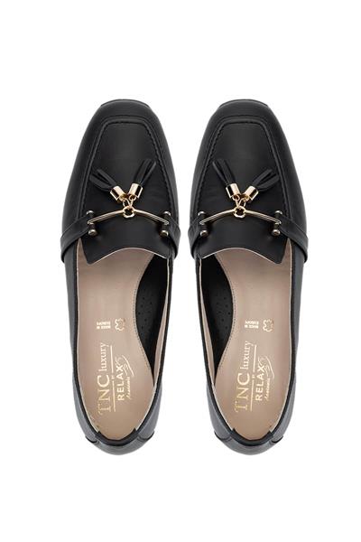 Relax Anatomic Kadın Hakiki Deri Siyah Comfort Ayakkabı