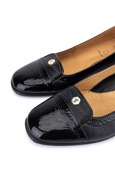 Relax Anatomic Kadın Hakiki Deri Siyah Comfort Ayakkabı