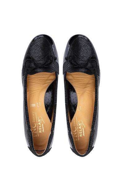 Relax Anatomic Kadın Hakiki Deri Siyah Comfort Ayakkabı