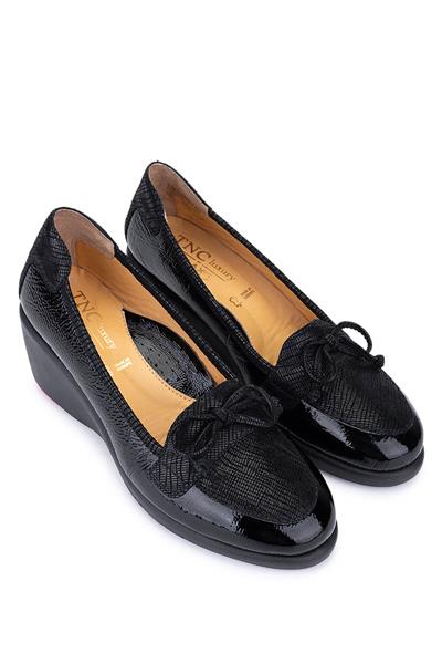 Relax Anatomic Kadın Hakiki Deri Siyah Comfort Ayakkabı