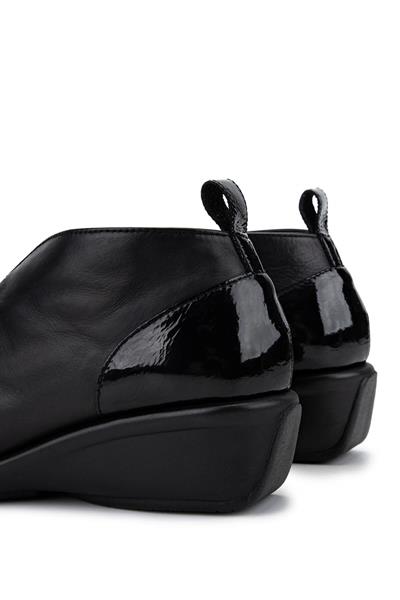 Relax Anatomic Kadın Hakiki Deri Siyah Casual Bot