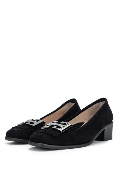 Relax Anatomic Kadın Hakiki Deri Siyah Comfort Ayakkabı