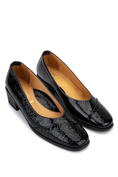 Relax Anatomic Kadın Hakiki Deri Siyah Comfort Ayakkabı