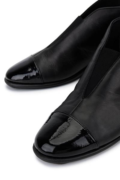 Relax Anatomic Kadın Hakiki Deri Siyah Casual Bot