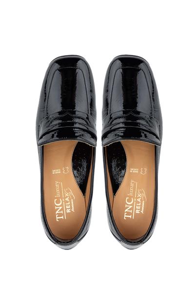 Relax Anatomic Kadın Hakiki Deri Siyah Comfort Ayakkabı