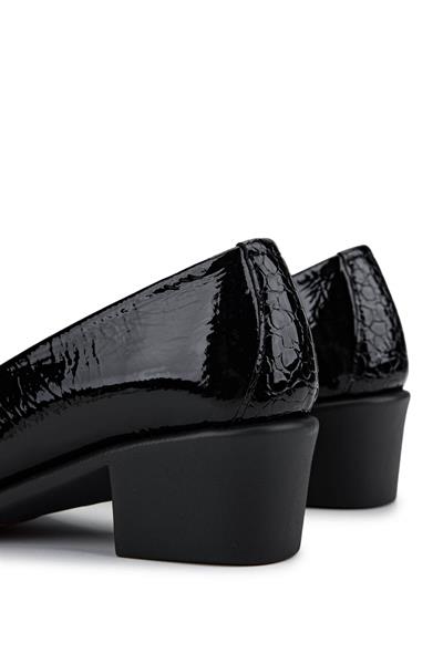 Relax Anatomic Kadın Hakiki Deri Siyah Comfort Ayakkabı