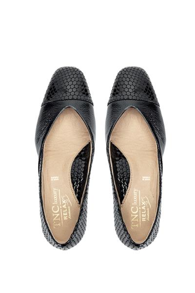 Relax Anatomic Kadın Hakiki Deri Siyah Comfort Ayakkabı