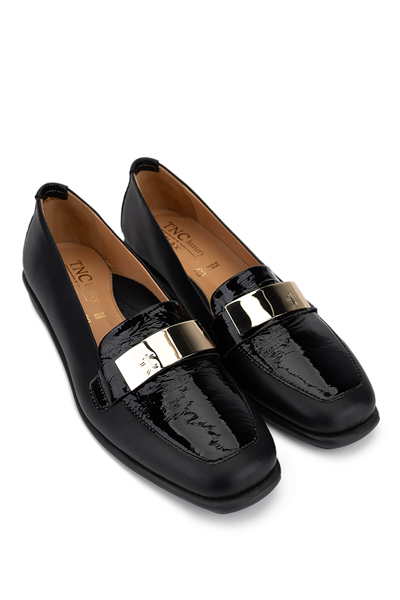 Relax Anatomic Kadın Hakiki Deri Siyah Comfort Ayakkabı