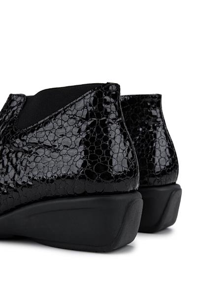 Relax Anatomic Kadın Hakiki Deri Siyah Casual Bot