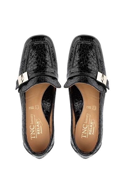 Relax Anatomic Kadın Hakiki Deri Siyah Comfort Ayakkabı