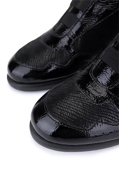 Relax Anatomic Kadın Hakiki Deri Siyah Comfort Ayakkabı