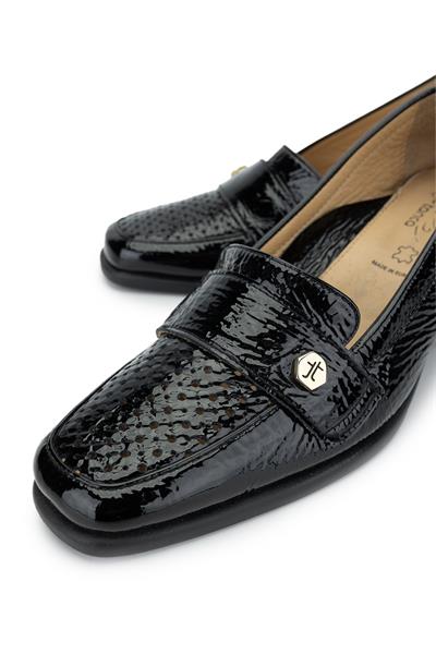 Relax Anatomic Kadın Hakiki Deri Siyah Mokasen & Loafer Ayakkabı