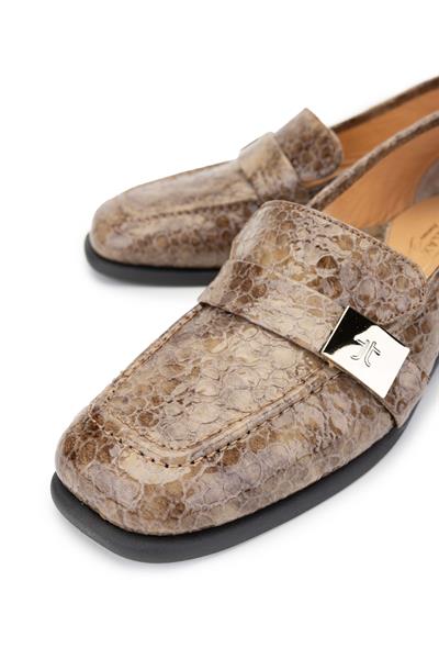 Relax Anatomic Kadın Hakiki Deri Taupe Comfort Ayakkabı