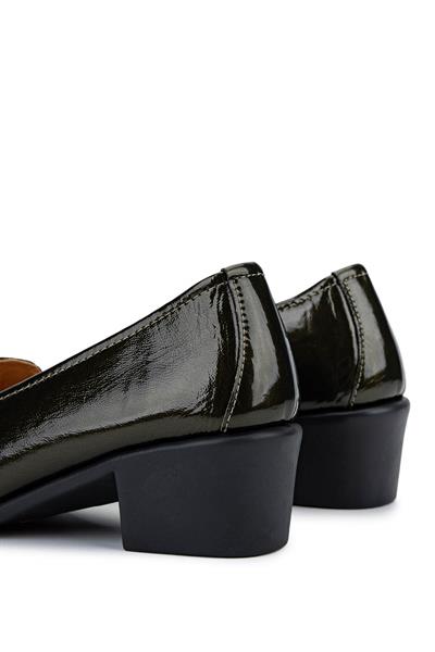 Relax Anatomic Kadın Hakiki Deri Yeşil Comfort Ayakkabı