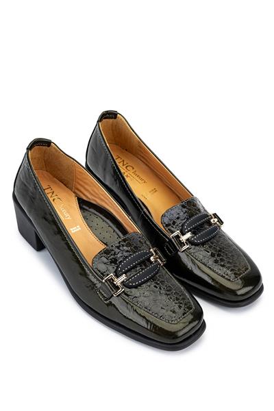 Relax Anatomic Kadın Hakiki Deri Yeşil Comfort Ayakkabı