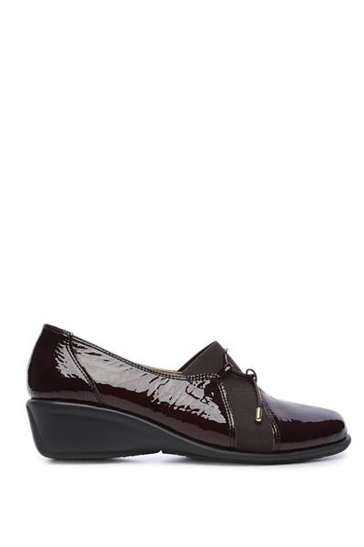 Relax Anatomic Kadın Vegan Bordo Mokasen & Loafer Ayakkabı