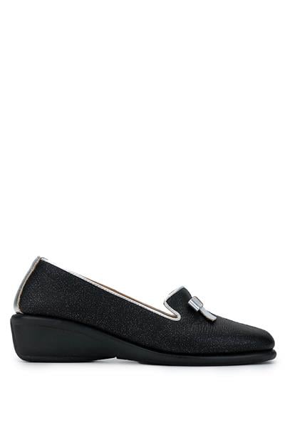 Relax Anatomic Kadın Vegan Siyah Mokasen & Loafer Ayakkabı