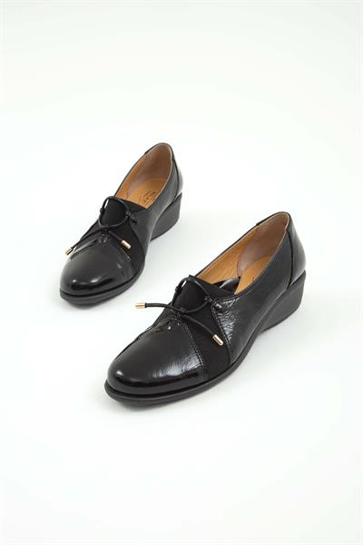 Relax Anatomic Kadın Vegan Siyah Mokasen & Loafer Ayakkabı