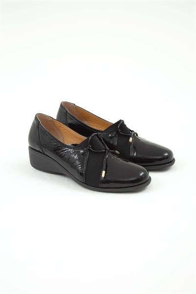 Relax Anatomic Kadın Vegan Siyah Mokasen & Loafer Ayakkabı