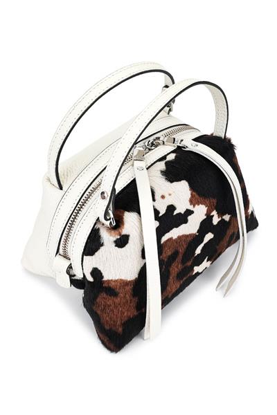 Ripani Kadın Hakiki Deri Beyaz Omuz Çanta