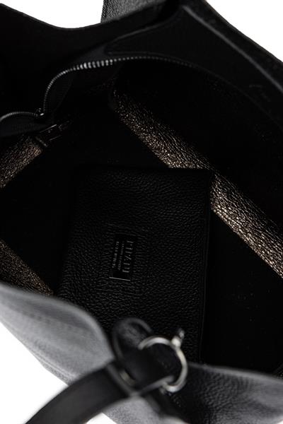 Ripani Kadın Hakiki Deri Siyah Omuz Çanta