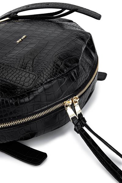 Ripani Kadın Hakiki Deri Siyah Omuz Çanta