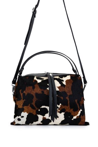 Ripani Kadın Hakiki Deri Siyah Omuz Çanta