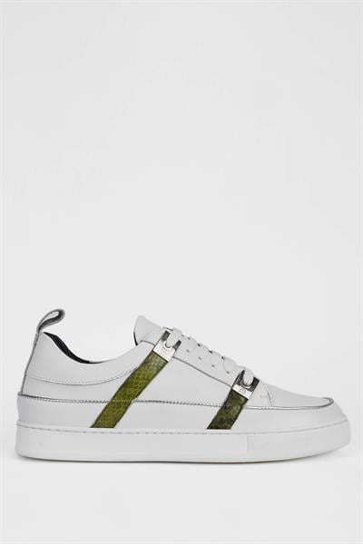 Roberto Botticelli Erkek Hakiki Deri Beyaz Sneakers & Spor Ayakkabı