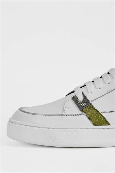 Roberto Botticelli Erkek Hakiki Deri Beyaz Sneakers & Spor Ayakkabı