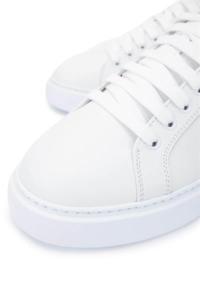 Roberto Cavalli Erkek Hakiki Deri Beyaz Sneakers & Spor Ayakkabı