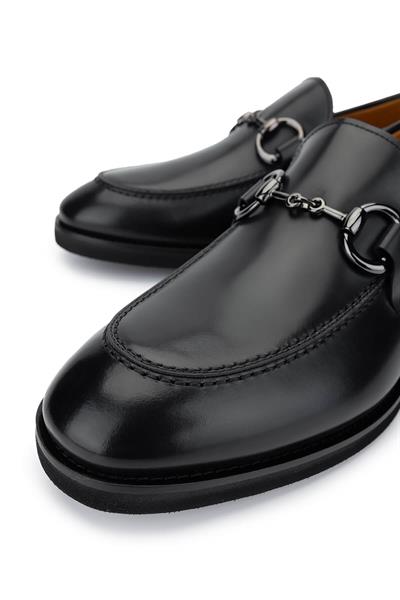 Rossi Erkek Hakiki Deri Siyah Klasik Ayakkabı