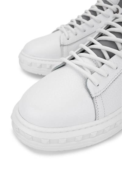 Tamer Tanca Erkek Beyaz Deri Sneakers & Spor Ayakkabı