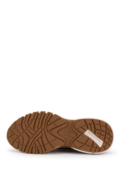 Tamer Tanca Erkek Deri & Tekstil Kahverengi Sneakers & Spor Ayakkabı