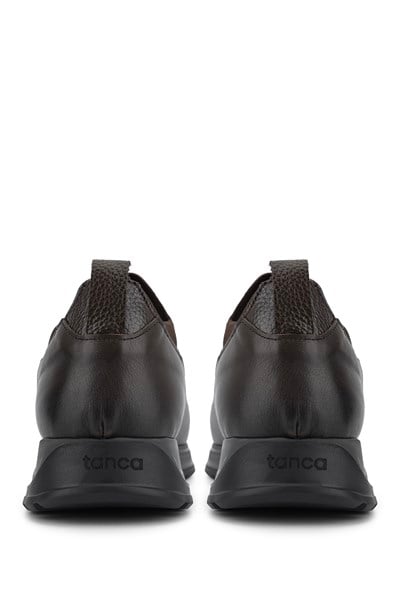 Tamer Tanca Erkek Deri & Tekstil Kahverengi Sneakers & Spor Ayakkabı
