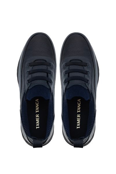 Tamer Tanca Erkek Deri & Tekstil Lacivert Sneakers & Spor Ayakkabı