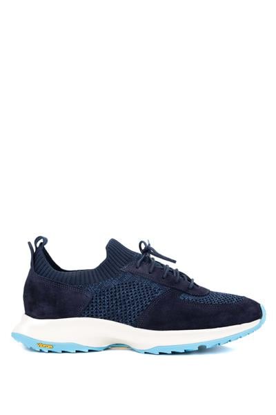 Tamer Tanca Erkek Deri & Tekstil Lacivert Sneakers & Spor Ayakkabı