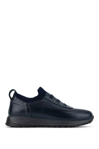Tamer Tanca Erkek Deri & Tekstil Lacivert Sneakers & Spor Ayakkabı