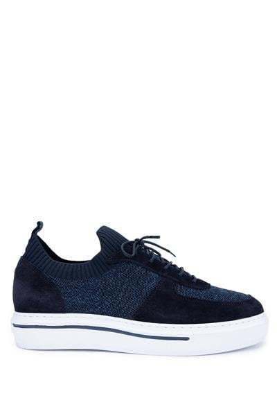 Tamer Tanca Erkek Deri & Tekstil Lacivert Sneakers & Spor Ayakkabı