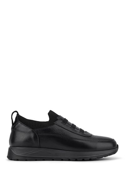 Tamer Tanca Erkek Deri & Tekstil Siyah Sneakers & Spor Ayakkabı