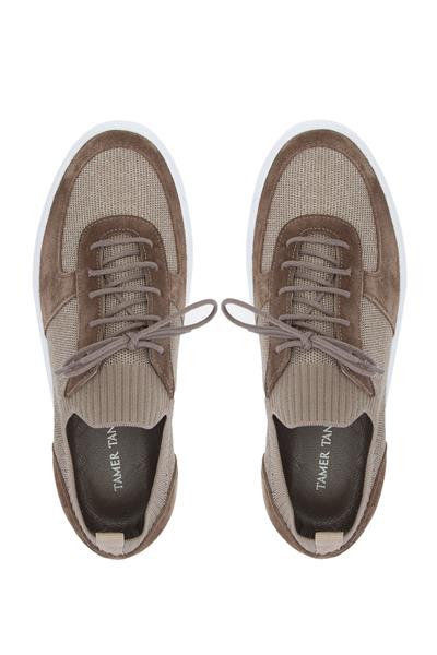 Tamer Tanca Erkek Deri & Tekstil Vizon Sneakers & Spor Ayakkabı