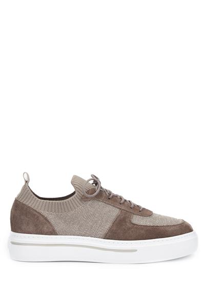 Tamer Tanca Erkek Deri & Tekstil Vizon Sneakers & Spor Ayakkabı